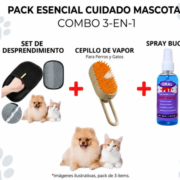 Oral Pet cepillo Vaporguante Aseo Pelos